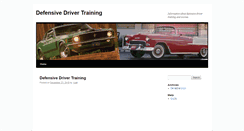 Desktop Screenshot of defensivedrivertraining.com